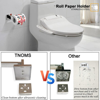 DAPPER DOODLES INC 5 Pieces Bathroom Hardware Accessories Set Towel Bar Set Wall MountedStainless Steel