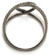 Thumbnail for your product : Jacquie Aiche Pave Overlap Circles Eternity Ring