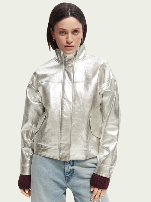 Metallic Silver Jacket | Shop The Largest Collection | ShopStyle UK