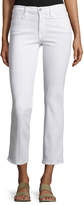 Thumbnail for your product : Frame Le High Straight-Leg Cropped Jeans, Blanc