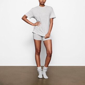 SKIMS Boyfriend stretch-modal and cotton-blend jersey T-shirt - Marble