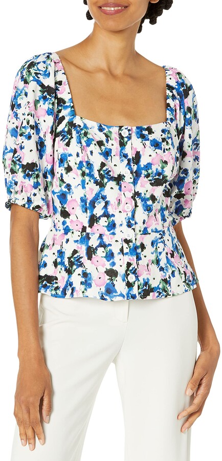 Large Floral Print Tops | Shop the world's largest collection of 