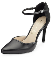 Thumbnail for your product : Marks and Spencer Leather Ankle Strap Court Shoes with Insolia®