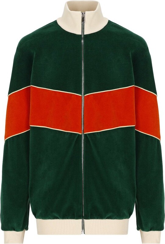 Gucci Children Logo Flocked LongSleeved Jacket ShopStyle Boys' Outerwear