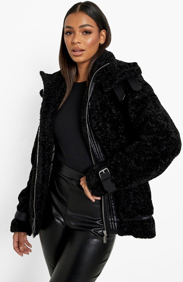 aviator jacket fur collar