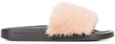 Thumbnail for your product : Givenchy mink fur slides