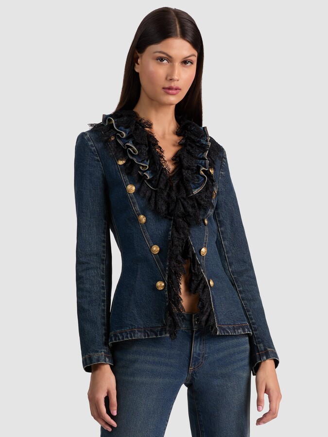 Alice + Olivia Elmira Denim Jacket