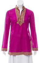 Thumbnail for your product : Tory Burch Long Sleeve Embellished Top