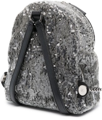 CHANEL Pre-Owned 2018 Waterfall Sequin Backpack - Farfetch