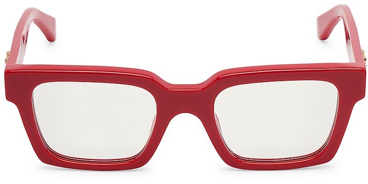 Off-White Blue-Block 142MM Rectangular Glasses - ShopStyle Sunglasses