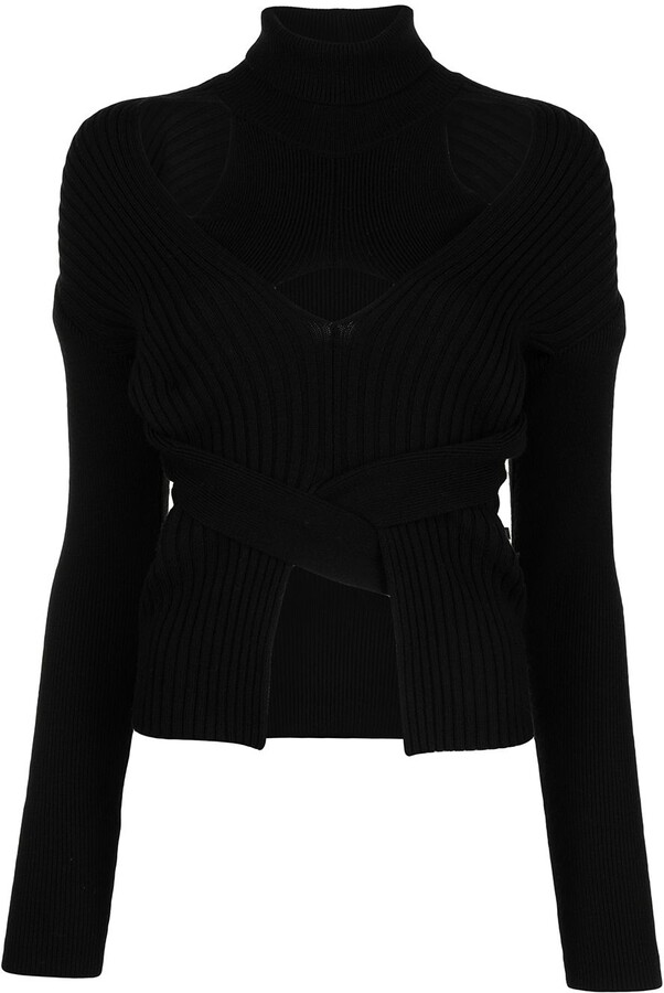 Dion Lee Cut-Out Merino Wool Jumper - ShopStyle Sweaters