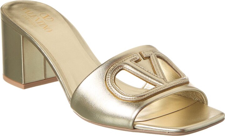 Valentino VLogo 60 Leather Sandal