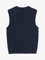 Thumbnail for your product : MANGO Kids' Genio Knitted Vest, Navy