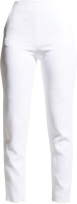 Giorgio Armani High-Rise Slim-Leg Cady Ankle Trousers