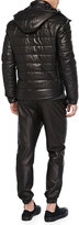 Thumbnail for your product : Vince Quilted Leather Puffer Jacket, Black