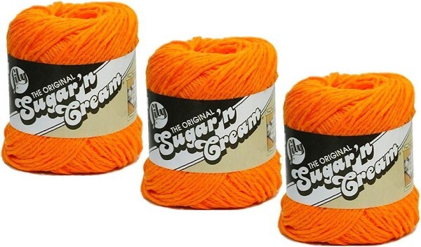 pack Of 3) Lily Sugar'n Cream Yarn - Solids-hot Green : Target