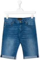 Thumbnail for your product : Finger In The Nose TEEN denim shorts