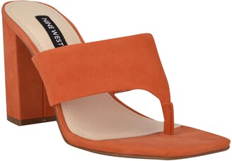 nine west orange shoes