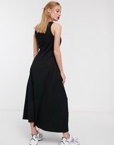 Thumbnail for your product : ACOLÉ Acole ebony racer midi dress in black