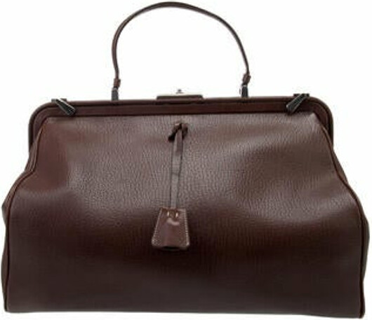 Prada Madras Handle Bag - Orange Handle Bags, Handbags - PRA877037
