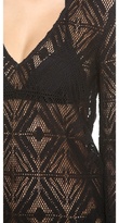Thumbnail for your product : Milly Mykonos Crochet Tunic Cover Up