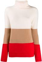 Thumbnail for your product : Semi-Couture Semicouture striped turtleneck sweater