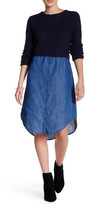 Thumbnail for your product : Do & Be Do + Be Long Sleeve Contrast Dress