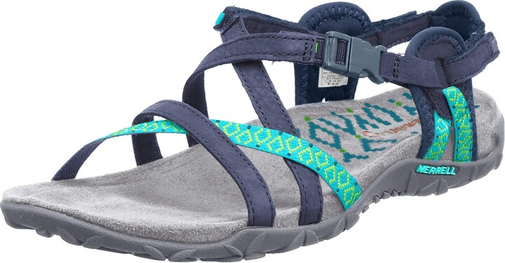 merrell navy sandals