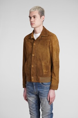 Salvatore Santoro Leather Jacket In Camel Leather