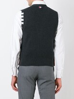 Thumbnail for your product : Thom Browne 4-Bar Cashmere Cardigan Vest