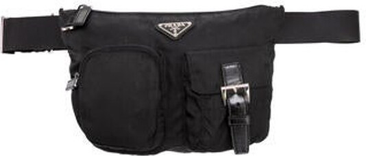 Prada Zip Waist Bag Tessuto Medium - ShopStyle