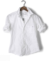 Thumbnail for your product : FRANK & EILEEN Womens Solid Metallic Heart Shirt