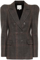 Thumbnail for your product : Tibi Checked wool-blend blazer