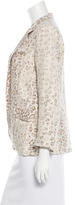 Thumbnail for your product : Raquel Allegra Printed Open Front Blazer