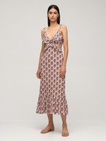 Thumbnail for your product : SIR the Label Dante Stretch Cotton Midi Dress W/cutout