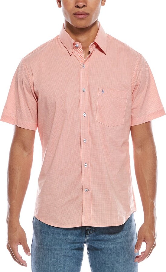 Tailorbyrd Signature Micro Gingham Shirt