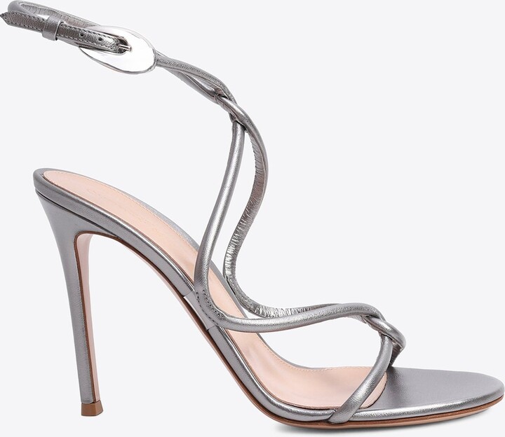 Gianvito Rossi Mamba 105 Leather Heeled Sandals