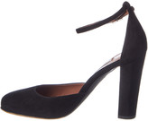 Thumbnail for your product : Tabitha Simmons Petra Suede Ankle Strap Pump