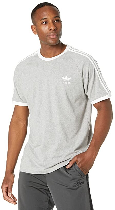 Adidas 3 Stripe Shirt | Shop the world's largest collection of fashion |  ShopStyle