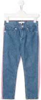 Thumbnail for your product : Tommy Hilfiger Junior contrast panel jeans