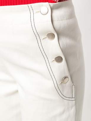 Sonia Rykiel side button trousers