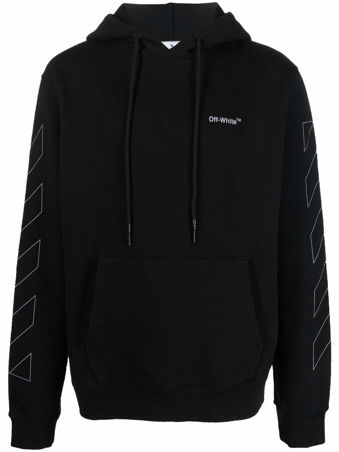 Off-White Diag outline hoodie - ShopStyle