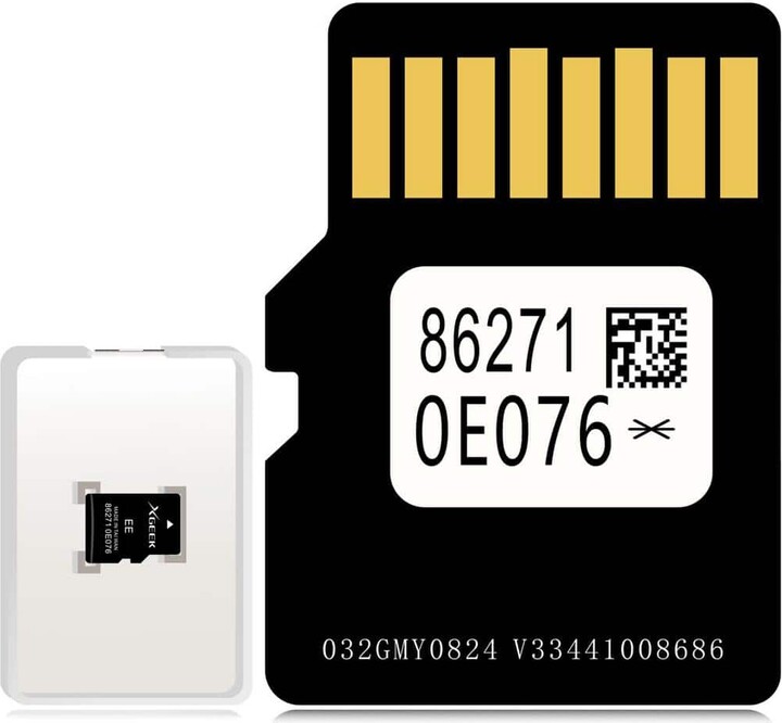 Vrbgify Navigation SD Card Update 86271 0E076-Micro SD Map Card Compatible with Toyota, Tacoma, Highlander, etc. USA/Canada