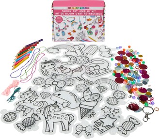 Kid Made Modern Unicorn Rainbow Shrink Art Jewelry Kit