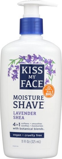 Kiss My Face KissMyFaceLavenderSheaMoistureShaveCream-11oz