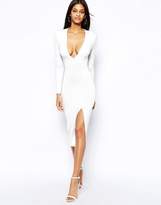Thumbnail for your product : ASOS Plunge Midi Body-Conscious Dress