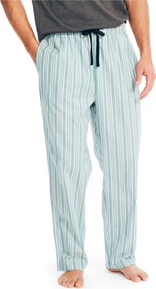 Nautica Mens Soft Woven 100% Cotton Elastic Waistband Sleep Pajama Pant :  : Clothing, Shoes & Accessories
