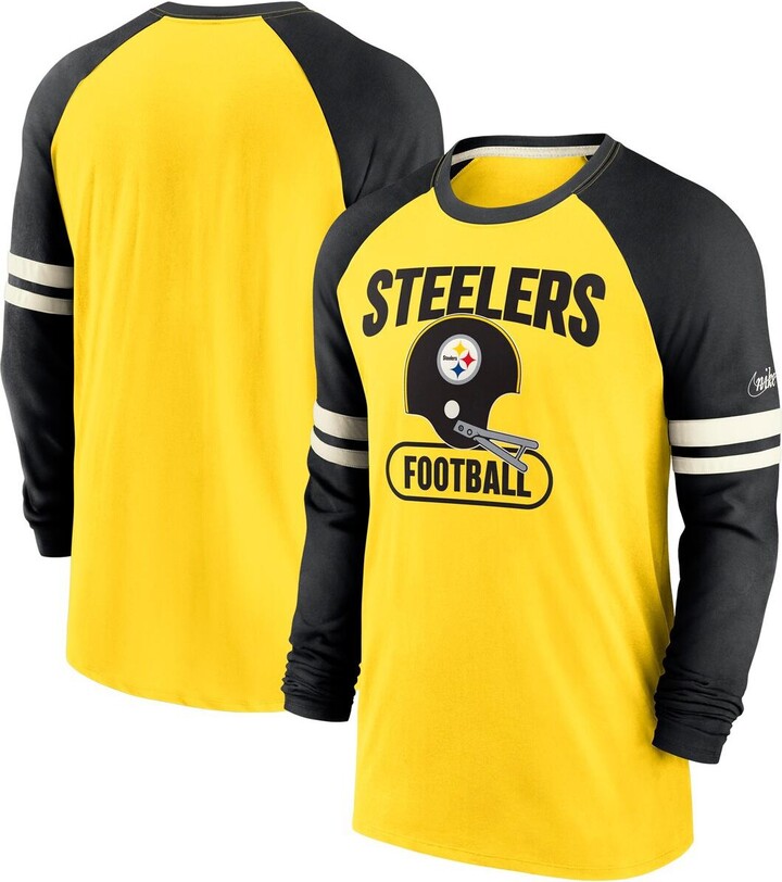 Pittsburgh Steelers Men's Nike Legend Logo Short Sleeve Gold T-Shirt