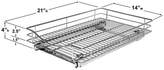 Thumbnail for your product : Lynk Professional Slide Out Cabinet Organizer Pull Out Drawer
