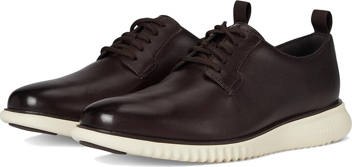 Cole Haan 2.Zerogrand Decon Plain Oxfords Men's Lace-up Boots Dark Chocolate/Ivory : 8 D - Medium, Suede